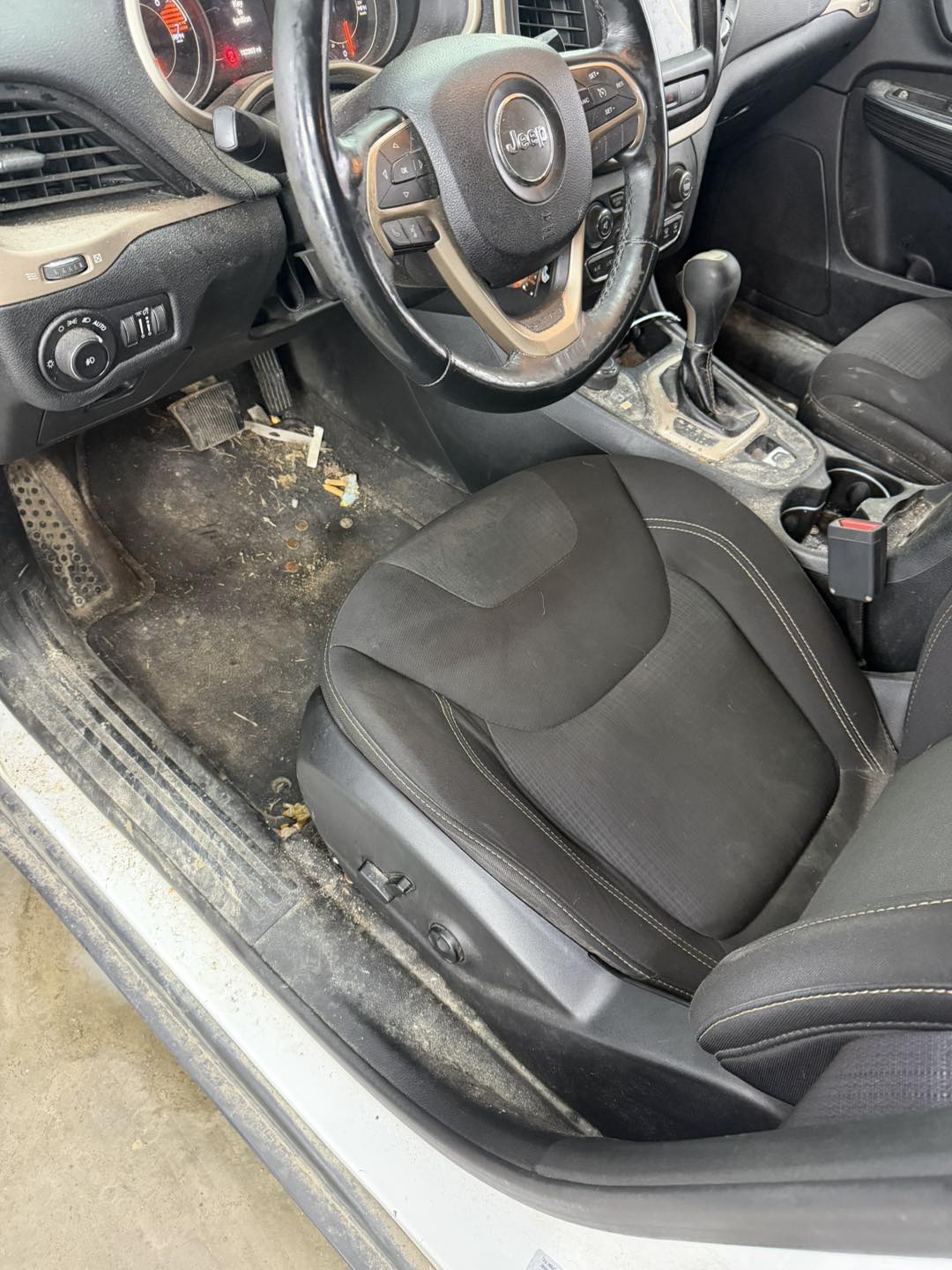 Sedan before professional window tint installation — Fitchin Automotive